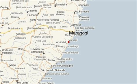 maragogi brazil map.